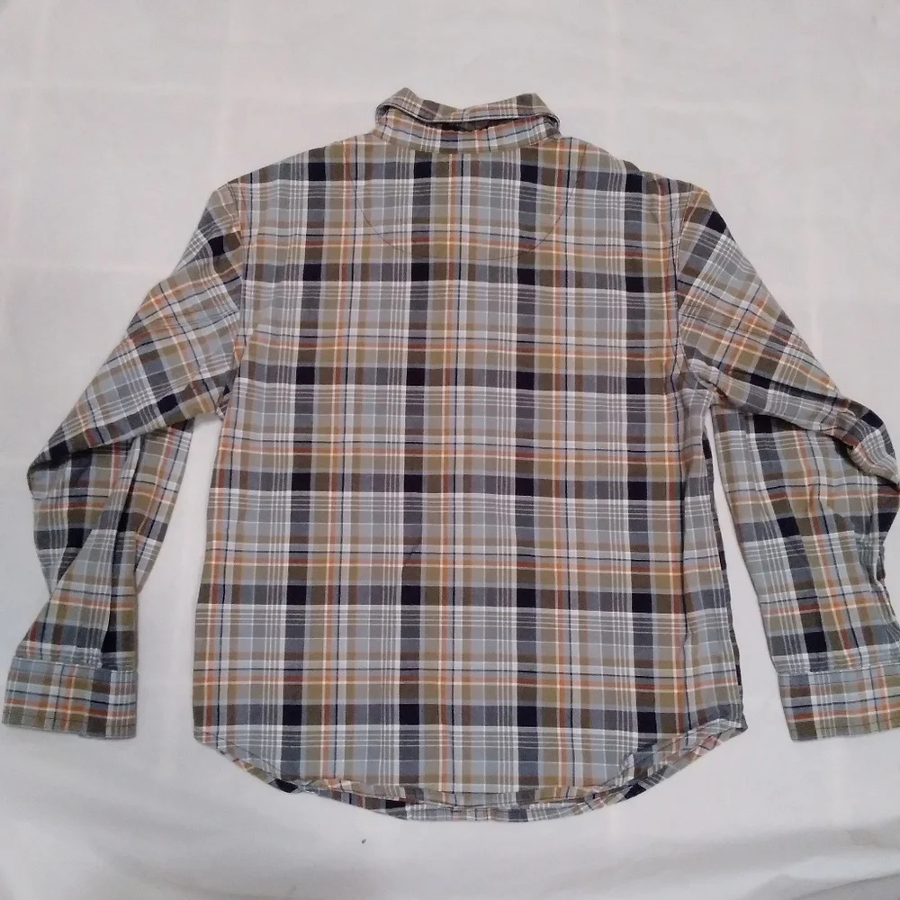 Gymboree Button Up Long Sleeve Pocket Size 6 Plaid